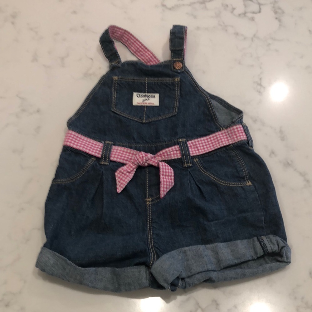 Size 24M OshKosh overall shorts